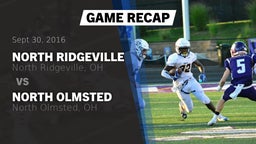 Recap: North Ridgeville  vs. North Olmsted  2016