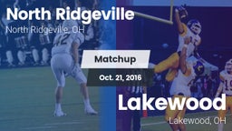 Matchup: North Ridgeville vs. Lakewood  2016
