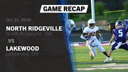 Recap: North Ridgeville  vs. Lakewood  2016