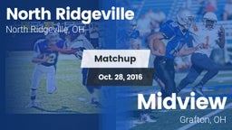 Matchup: North Ridgeville vs. Midview  2016