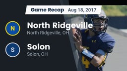 Recap: North Ridgeville  vs. Solon  2017