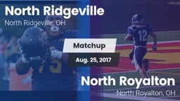 Matchup: North Ridgeville vs. North Royalton  2017