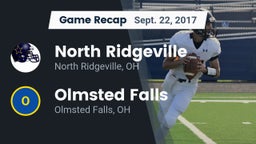 Recap: North Ridgeville  vs. Olmsted Falls  2017