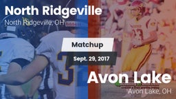 Matchup: North Ridgeville vs. Avon Lake  2017