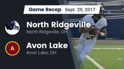 Recap: North Ridgeville  vs. Avon Lake  2017