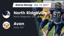 Recap: North Ridgeville  vs. Avon  2017