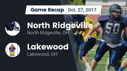 Recap: North Ridgeville  vs. Lakewood  2017