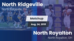 Matchup: North Ridgeville vs. North Royalton  2018