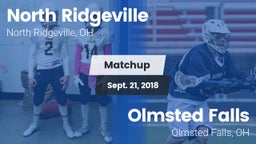 Matchup: North Ridgeville vs. Olmsted Falls  2018