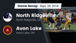 Recap: North Ridgeville  vs. Avon Lake  2018