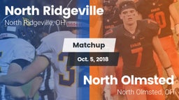 Matchup: North Ridgeville vs. North Olmsted  2018