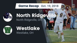 Recap: North Ridgeville  vs. Westlake  2018