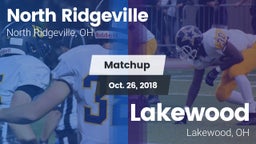 Matchup: North Ridgeville vs. Lakewood  2018