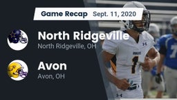 Recap: North Ridgeville  vs. Avon  2020