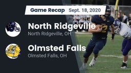 Recap: North Ridgeville  vs. Olmsted Falls  2020