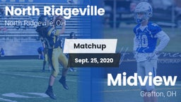 Matchup: North Ridgeville vs. Midview  2020