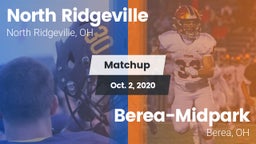 Matchup: North Ridgeville vs. Berea-Midpark  2020