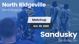 Matchup: North Ridgeville vs. Sandusky  2020