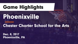 Phoenixville  vs Chester Charter School for the Arts Game Highlights - Dec. 8, 2017