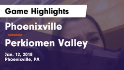 Phoenixville  vs Perkiomen Valley  Game Highlights - Jan. 12, 2018