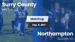 Matchup: Surry County High vs. Northampton  2017