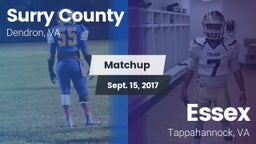 Matchup: Surry County High vs. Essex  2017