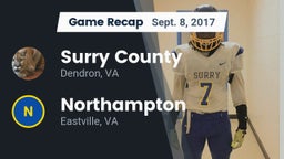 Recap: Surry County  vs. Northampton  2017