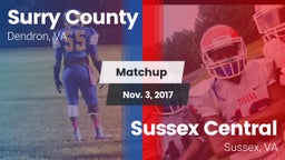 Matchup: Surry County High vs. Sussex Central  2017