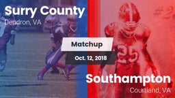 Matchup: Surry County High vs. Southampton  2018