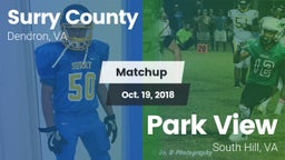 Matchup: Surry County High vs. Park View  2018
