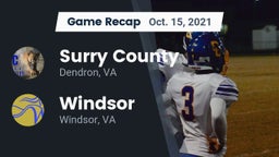 Recap: Surry County  vs. Windsor  2021