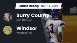 Recap: Surry County  vs. Windsor  2022