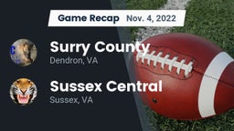 Recap: Surry County  vs. Sussex Central  2022