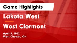 Lakota West  vs West Clermont  Game Highlights - April 5, 2022