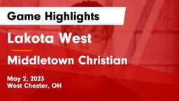 Lakota West  vs Middletown Christian  Game Highlights - May 2, 2023