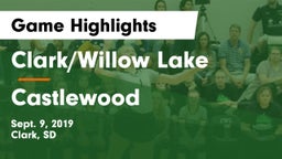 Clark/Willow Lake  vs Castlewood  Game Highlights - Sept. 9, 2019