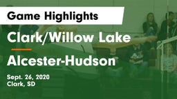 Clark/Willow Lake  vs Alcester-Hudson  Game Highlights - Sept. 26, 2020