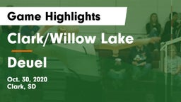 Clark/Willow Lake  vs Deuel  Game Highlights - Oct. 30, 2020