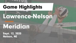Lawrence-Nelson  vs Meridian  Game Highlights - Sept. 12, 2020