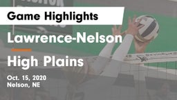 Lawrence-Nelson  vs High Plains  Game Highlights - Oct. 15, 2020