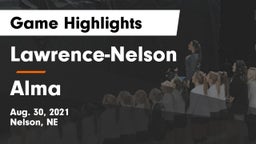 Lawrence-Nelson  vs Alma  Game Highlights - Aug. 30, 2021
