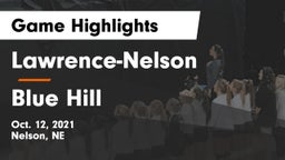 Lawrence-Nelson  vs Blue Hill  Game Highlights - Oct. 12, 2021