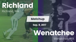 Matchup: Richland  vs. Wenatchee  2017