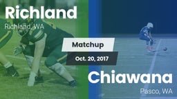 Matchup: Richland  vs. Chiawana  2017