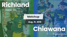 Matchup: Richland  vs. Chiawana  2018