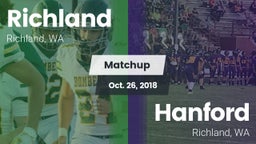 Matchup: Richland  vs. Hanford  2018