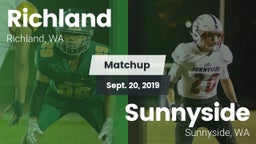 Matchup: Richland  vs. Sunnyside  2019