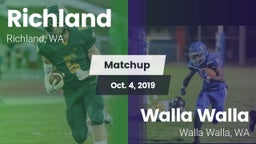 Matchup: Richland  vs. Walla Walla  2019