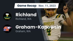 Recap: Richland  vs. Graham-Kapowsin  2023