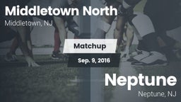 Matchup: Middletown North vs. Neptune  2016